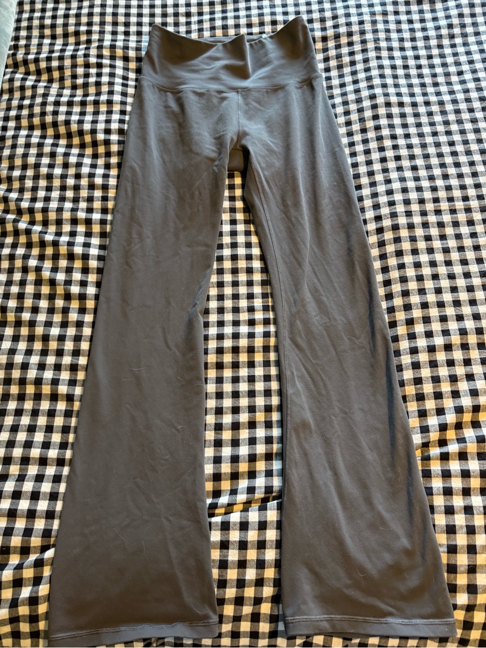 Gray Flare Yoga Pants